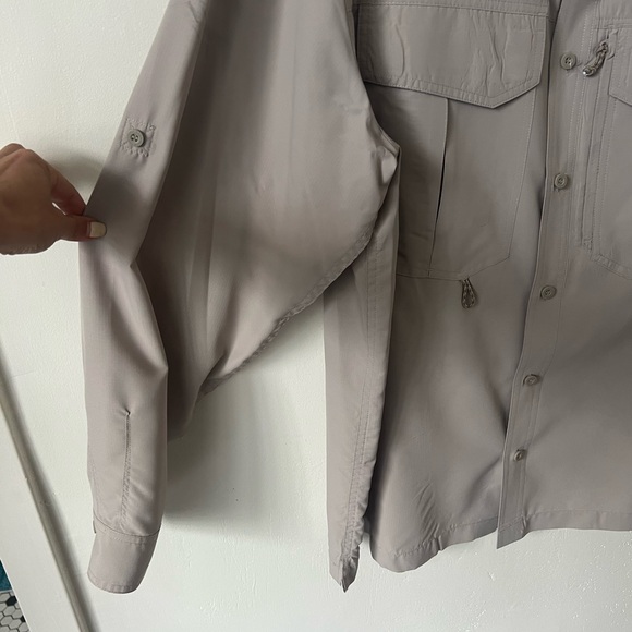 Eddie Bauer Men’s Long Sleeve Performance Fishing Shirt - Picture 8 of 8
